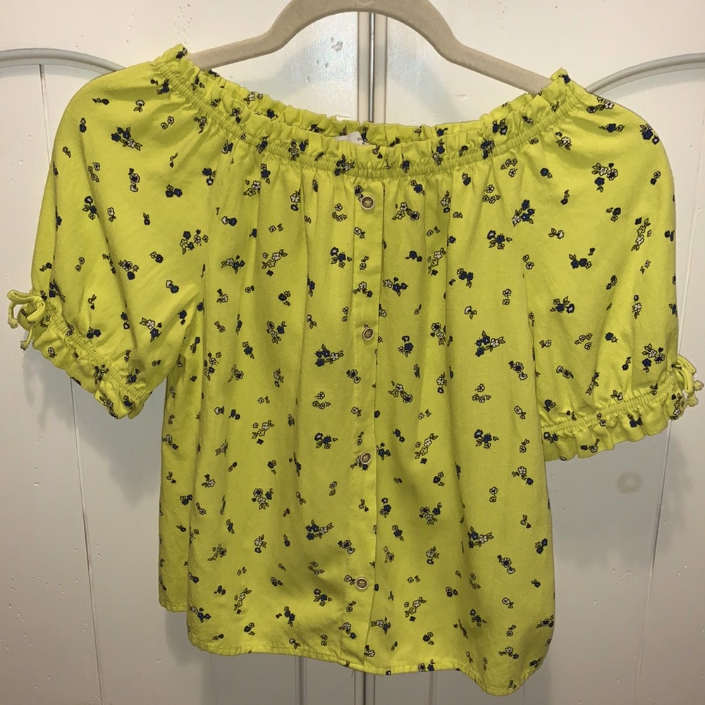 Zara Kids tiny floral print top. EUC